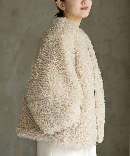 IENA（イエナ） コート アウター 「WEB限定/追加」TISSAVELファー