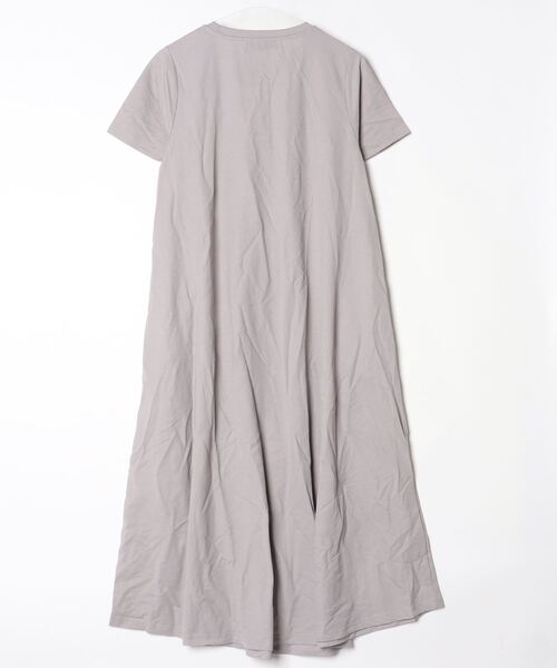 「OMNES Another Edition」 半袖ワンピース FREE グレー レディース_画像2