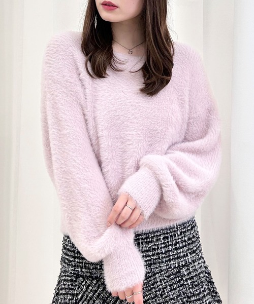 「INGNI」 長袖ニット M ブラック レディース_画像3