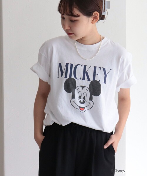 「GOOD ROCK SPEED」 半袖Tシャツ「GOOD ROCK SPEED × Disneyコラボ」 FREE オフホワイト レディース_画像5