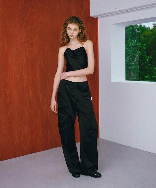 BASICKS（ベイシックス） Rich Satin Strings Tops レディース