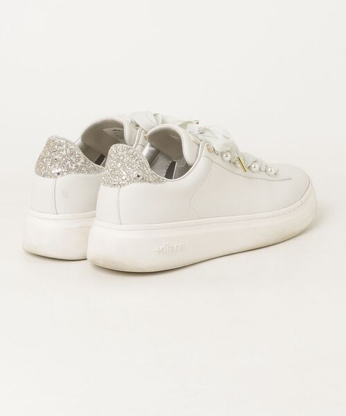 「+diana」 ローカットスニーカー 25.5cm ホワイト レディース_画像2