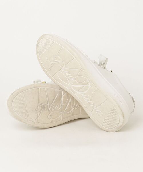 「+diana」 ローカットスニーカー 25.5cm ホワイト レディース_画像3