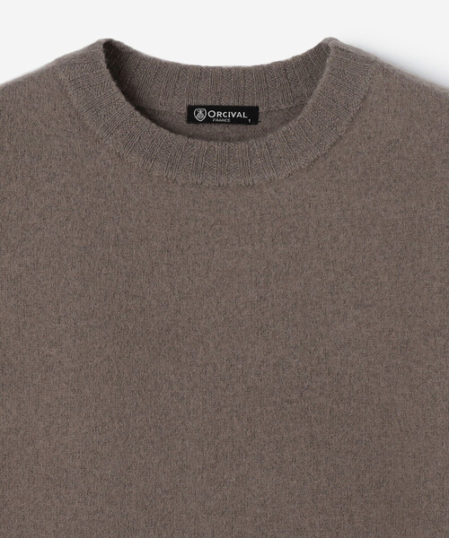 「ORCIVAL」 ニットベスト 1 グレイッシュベージュ レディース_画像4