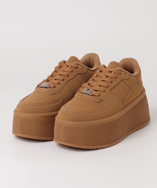 「LOVEHUNTER」 ローカットスニーカー 43 キャメル レディース_画像7
