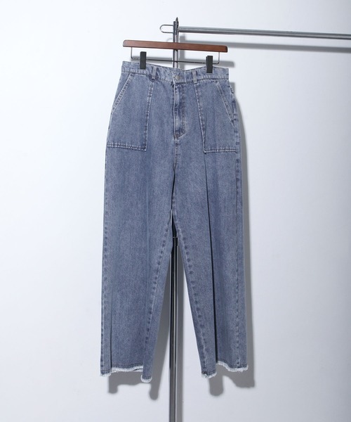 「Nilway」 デニムパンツ SMALL サックスブルー メンズ_画像2