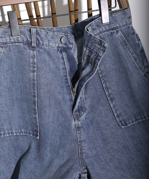 「Nilway」 デニムパンツ SMALL サックスブルー メンズ_画像3