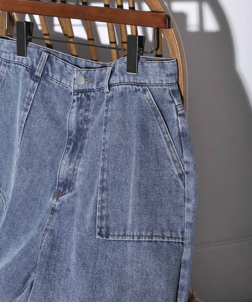 「Nilway」 デニムパンツ SMALL サックスブルー メンズ_画像4