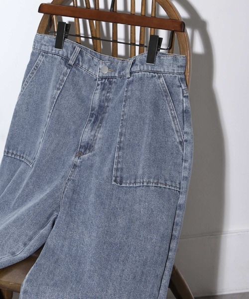 「Nilway」 デニムパンツ SMALL サックスブルー メンズ_画像9