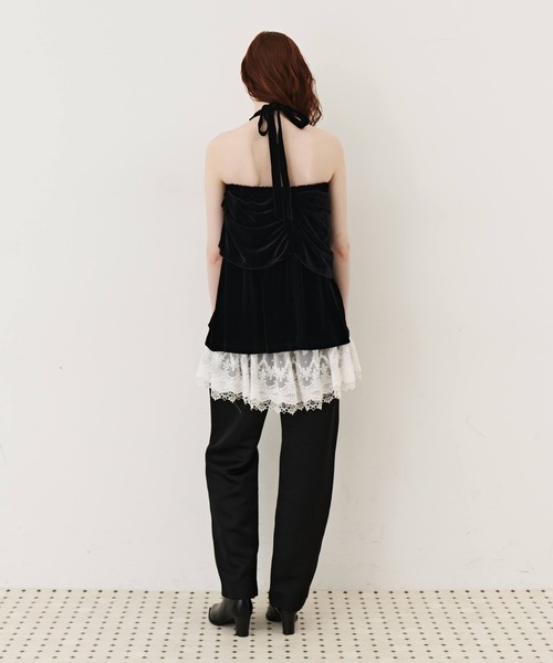 J1U by LA BELLE ETUDE パンツ クラシカルレースドッキングパンツ