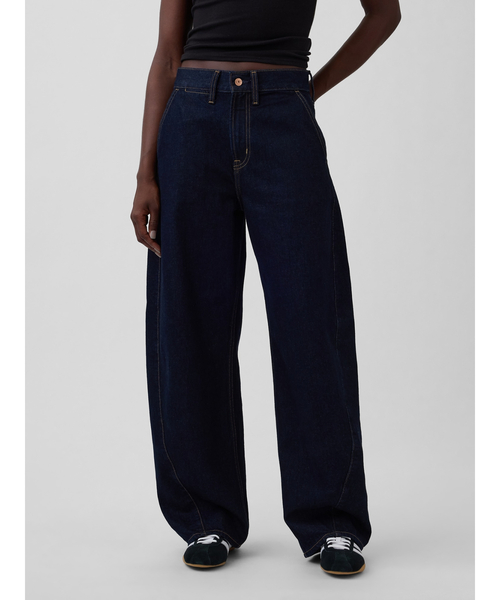 GAP（ギャップ） ジーンズ デニム デニムパンツ ハイライズ バギー