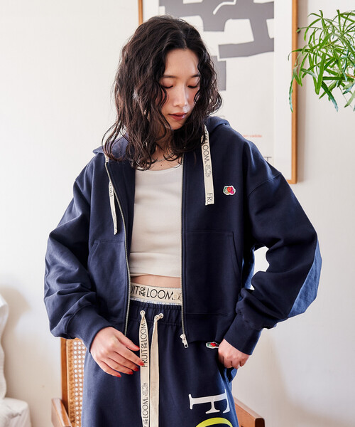 レディ 今期新作 トレーナー  ネイビー FREAK'S STORE（フリークスストア） トレーナー スウェット レディース
