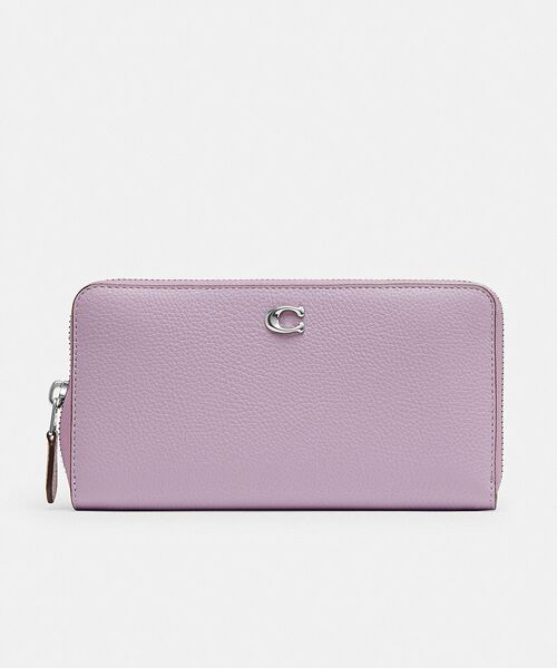 パープル⭐️希少⭐️大丸購入⭐️98650円⭐️コーチ COACH 財布　マディソン COACHコーチ 二つ折りミニ財布 クロコ型押し パープル | francore