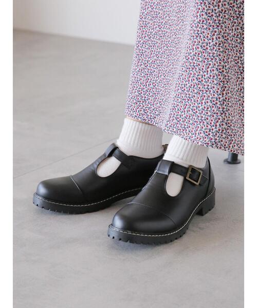 「ehka sopo」 シューズ L ブラック レディース_画像2