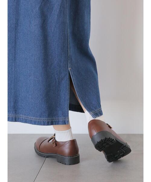 「ehka sopo」 シューズ L ブラック レディース_画像9