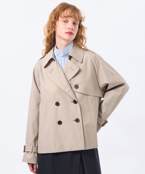 マッキントッシュフィロソフィー　ショート丈トレンチコート　ベージュ マッキントッシュ フィロソフィー MACKINTOSH PHILOSOPHY 【WEB&一部