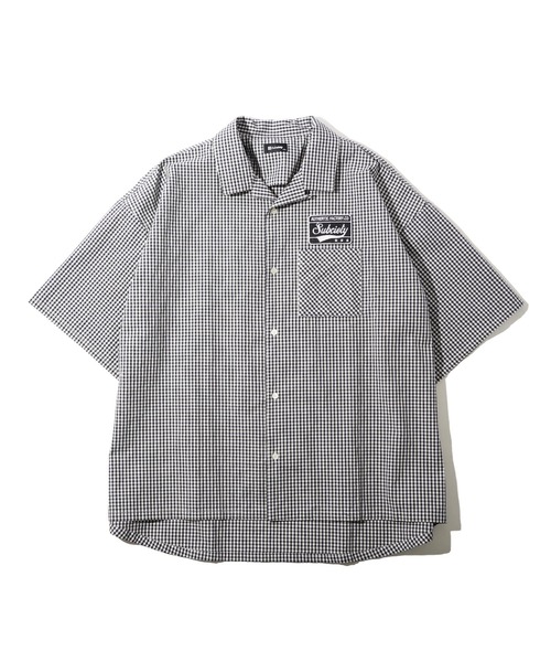 「Subciety」 半袖シャツ MEDIUM ブラック メンズ_画像5