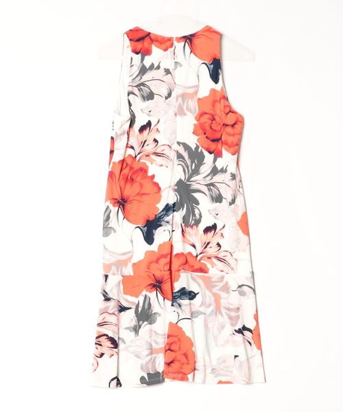 「Ivanka Trump」 ノースリーブワンピース X-SMALL オレンジ レディース_画像2