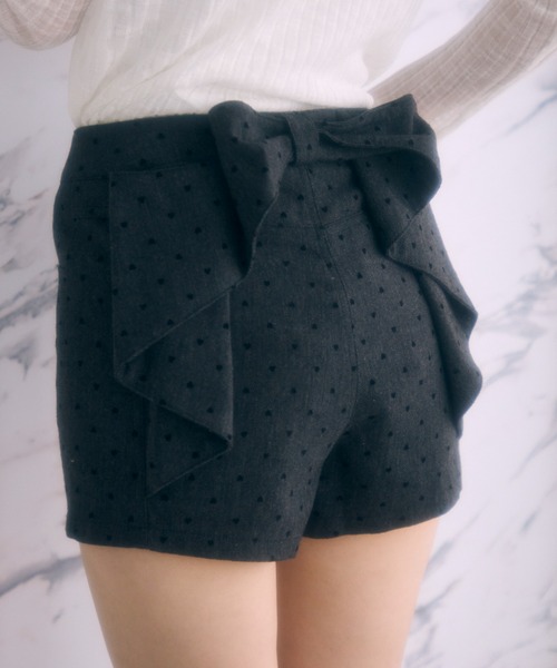 TITTY＆CO.（ティティーアンドコー） パンツ バックリボンラメショート
