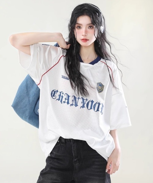 と*平様 メッシュ Tシャツ サイズL 　商品説明をご確認下さい tシャツ メッシュ オーバーサイズ T シャツ レディース メンズ