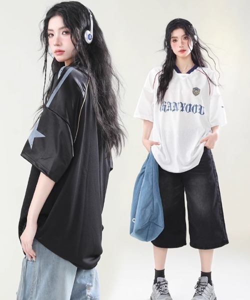 tシャツ メッシュ オーバーサイズ T シャツ レディース メンズ