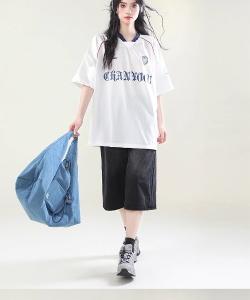 tシャツ メッシュ オーバーサイズ T シャツ レディース メンズ