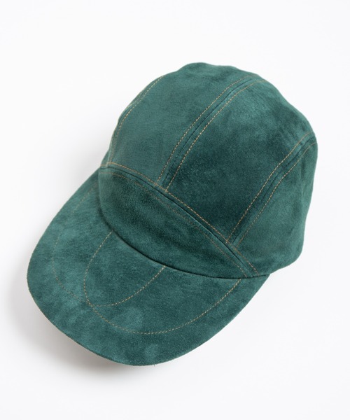INDIETRO ASSOCIATION キャップ 帽子 Leather Jet Cap / レザー