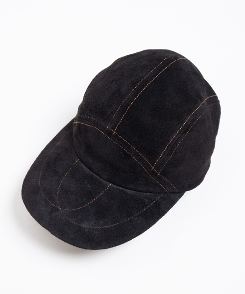 INDIETRO ASSOCIATION キャップ 帽子 Leather Jet Cap / レザー