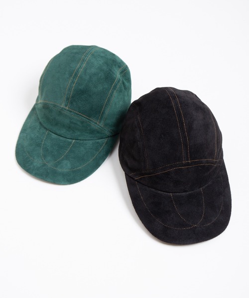 INDIETRO ASSOCIATION キャップ 帽子 Leather Jet Cap / レザー