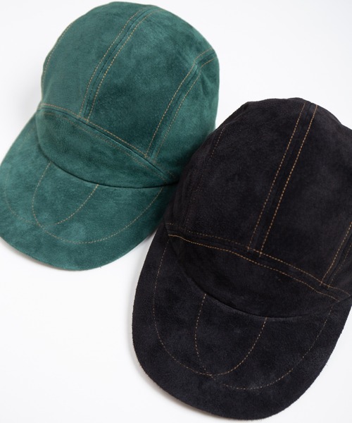 INDIETRO ASSOCIATION キャップ 帽子 Leather Jet Cap / レザー