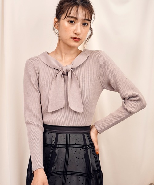 「NOELA」 長袖ニット フリー ブラック レディース_画像3