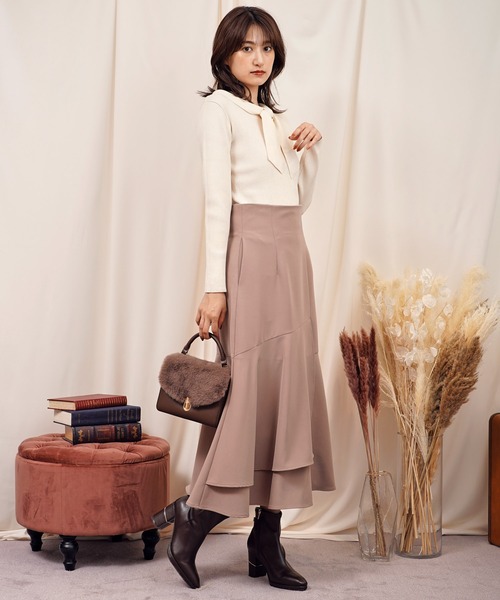 「NOELA」 長袖ニット フリー ブラック レディース_画像10