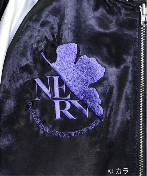 スカジャン EVANGELION×錦 / ヱヴァンゲリヲン×ニシキ　和華流水綾波リバーシブルスカジャン(M2) メンズ レディースの画像