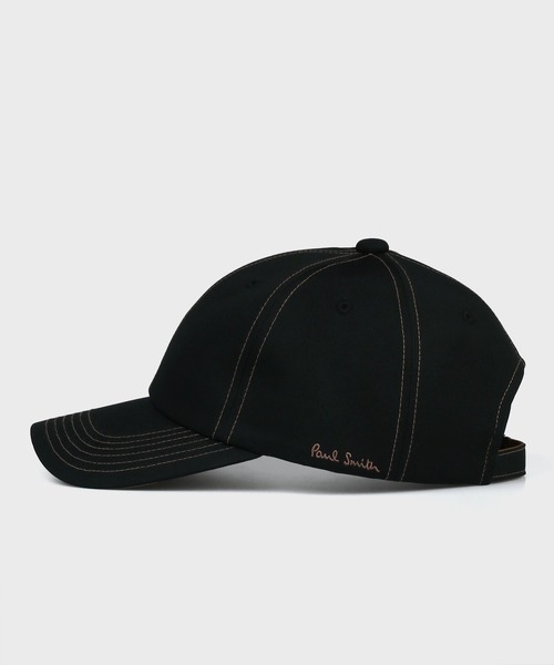 コムデギャルソンオム コットンベースボールキャップ Paul Smith（ポール・スミス） キャップ 帽子 コントラストステッチ