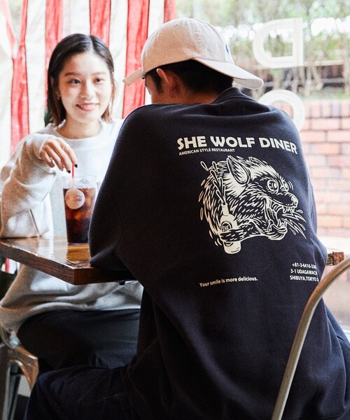 FREAK'S STORE（フリークスストア） スウェットカットソー「she wolf