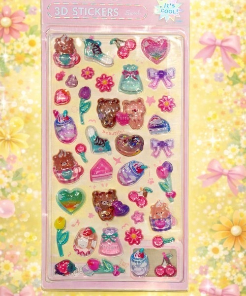FLANEEK. ステッカー ぷっくりキャンディーアニマルシール : ZOZOTOWN