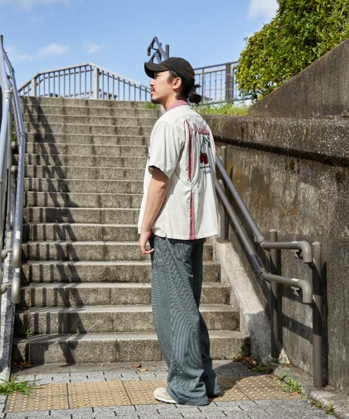 NO NEED（ノーニード） シャツ チェリーボーリングシャツ メンズ