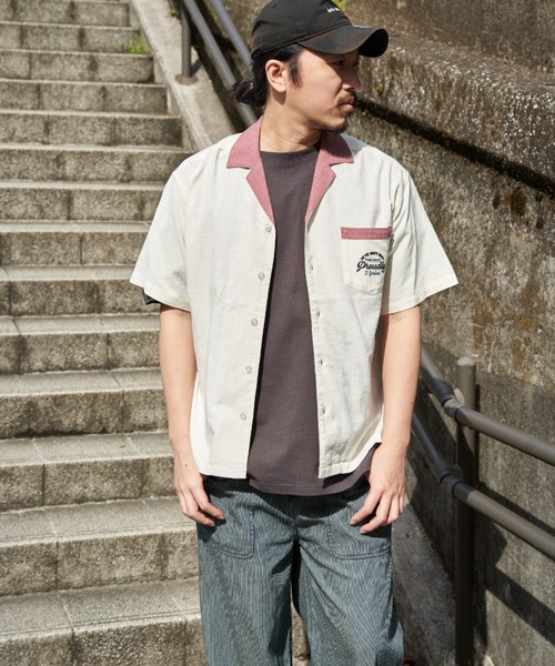 NO NEED（ノーニード） シャツ チェリーボーリングシャツ メンズ