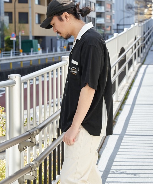 NO NEED（ノーニード） シャツ チェリーボーリングシャツ メンズ