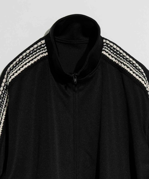「MAISON SPECIAL」 ジャージブルゾン 2 ブラック メンズの画像