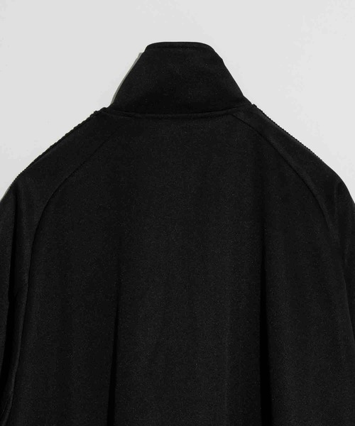 「MAISON SPECIAL」 ジャージブルゾン 2 ブラック メンズの画像