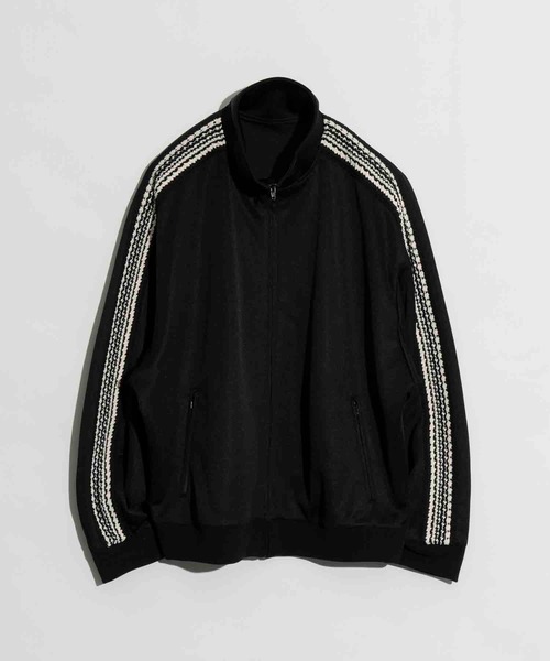 「MAISON SPECIAL」 ジャージブルゾン 2 ブラック メンズの画像