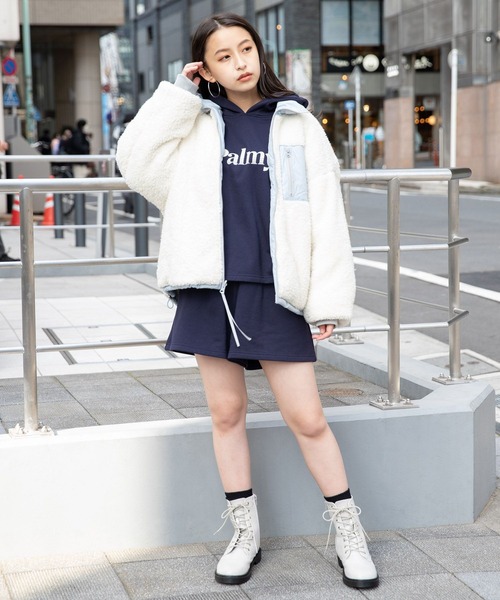 「repipi armario」 「KIDS」セットアップ LARGE ベージュ キッズ_画像2