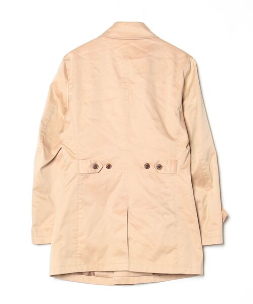 「HIGH STREET」 ステンカラーコート MEDIUM ベージュ メンズ_画像2