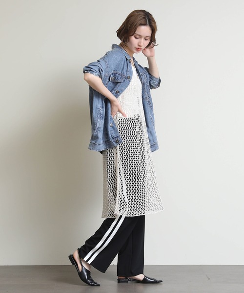 パンツ イージートラックパンツ レディースの画像