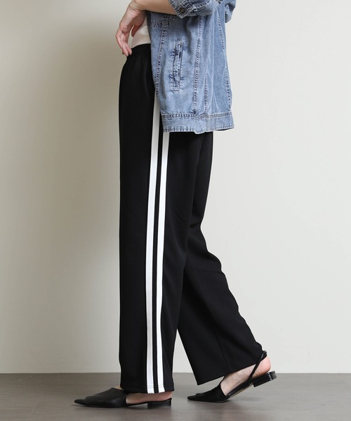 パンツ イージートラックパンツ レディースの画像