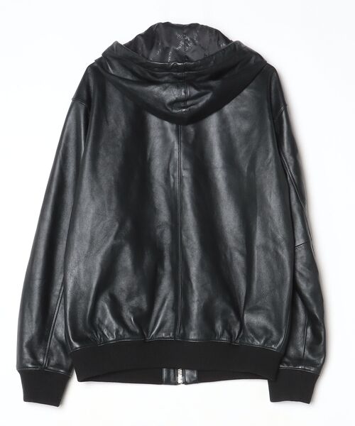 「Schott」 レザーブルゾン X-LARGE ブラック メンズ_画像2