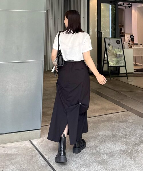 「Lui's」 スカート 36 グレー レディース_画像4
