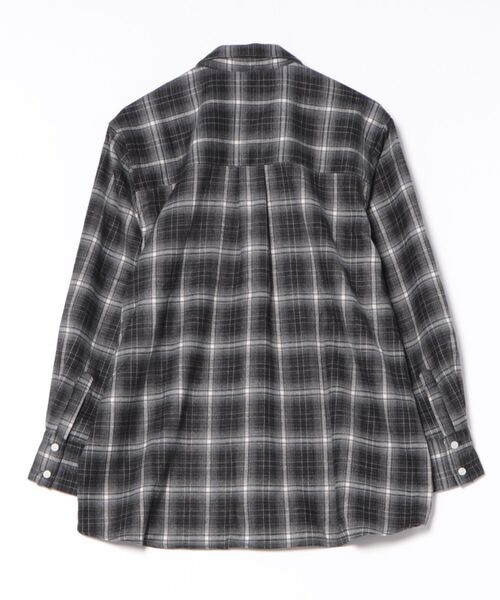 「Heather」 長袖シャツ FREE ネイビー レディース_画像3