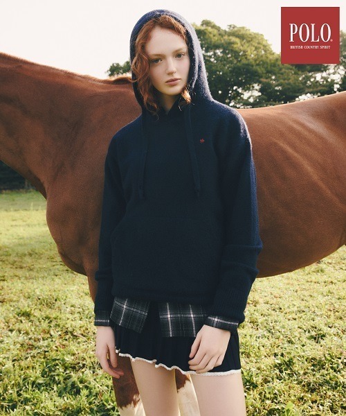 「Heather」 長袖シャツ FREE ネイビー レディース_画像4
